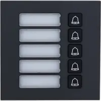 Dahua VTO4202FB-MB5 5-voudige beldrukker Zwart