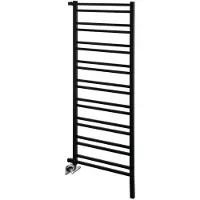 Sapho Metro radiator roomdivider 55x143cm mat zwart