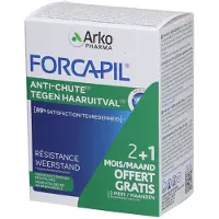 Arkopharma Forcapil tegen Haaruitval 2+1 Maand Gratis 90 St Tabletten