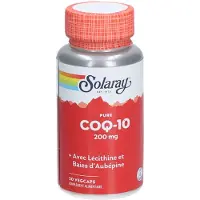 Solaray CoQ-10 200 mg 30 Plantaardige Capsules