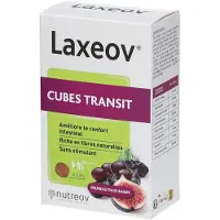 Laxeov Transit Pruim-Vijg-Druif 10x10 g Kubus