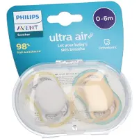 Philips Avent Ultra Air Fopspeen 0-6 Maanden Scf085/15 2 St