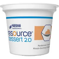 Nestlé Resource Resource Dessert 2.0 Perzik 4x125 g Voeding