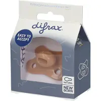 Difrax Fopspeen Natural Caramel Newborn 1 St Speen