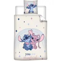 Aymax Lilo & Stitch Dekbedovertrek You are magical - polykatoen - eenpersoons (140x200 cm – 65x65 cm)