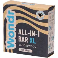 WONDR CARE Sandalwood XL All-In-1 Bar 110 g Zeep