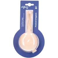 Difrax Siliconen Fopspeenhouder Nude 1 St Fopspeenketting
