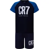 Cr7 - Cristiano Ronaldo Nachtkledij ' Boys BASIC Short ' blauw / zwart
