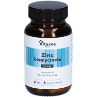 Vitavea Zink Bisglycinaat Immuniteit & Schoonheid van de Huid 60 Capsules