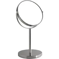 Gedy Anna staande make-upspiegel, dia. 163 mm, dubbelzijdig, chroom