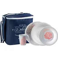 Marine Business Mare Coral Tableware Set 16 Pieces Transparant 30 x 30 x 25 cm