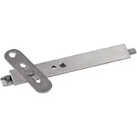 HMB Serie 005 Tussenstuk - Lengte 200mm - Voorplaat 24mm
