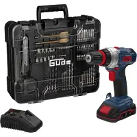 Güde accuschroefboormachine BS 18 - Set met 126 onderdelen, model 58701