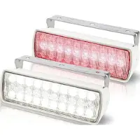 Hella Marine Sea Hawk Xl Dual Color Led Floodlight Transparant