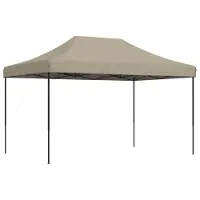 Syfax Partytent inklapbaar pop-up 440x292x315 cm taupe