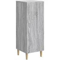vidaXL Dressoir Grijs sonoma 33 x 34,5 x 90 cm Bewerkt hout