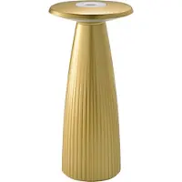 Sigor Bloemenvaas, oplaadbare tafel lamp, LED, Nuflair, 24 cm, flexibel, Mood, IP54, USB-C, dimbaar, goudkleurig