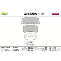 Valeo 301520A Remblokken