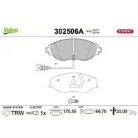 Valeo 302506A Remblokken