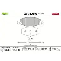 Valeo 302020A Remblokken