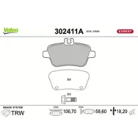 Valeo 302411A Remblokken