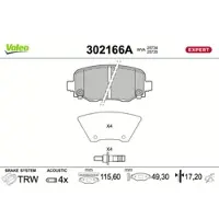 Valeo 302166A Remblokken