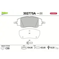 Valeo 302775A Remblokken
