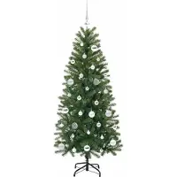 vidaXL Kunstkerstboom Groen 150 cm PE en PVC