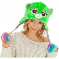 Chaks Muts Fluffy Kat Fluor Groen