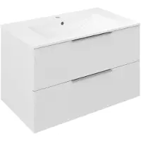 Sapho Cirasa Wastafelonderkast 79,8x52x46cm, glanzend wit