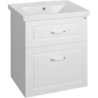 A&n&a aqualine Favolo Wastafelonderkast 61,5x72,5x44cm, mat wit