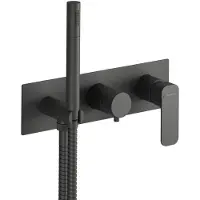 Sapho Spy Inbouwmengkraan voor douche/bad inclusief handdouche, 2-weg, mat zwart