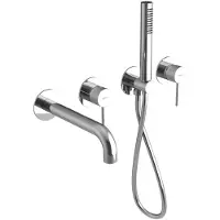 Hak Ultrasan Inbouwbadmengkraan inclusief handdouche, chroom