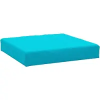 vidaXL Palletkussen 60x60x8 cm oxford stof turquoise