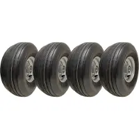 Parnells 15x6.00-6 Multi Rib Grasmaaierwielen 6-laags P508 Velg 25 mm lagers (set van 4)