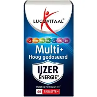 Lucovitaal - Multi-IJzer Energie 60 St Gecomprimeerde tabletten