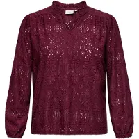ONLY Carluzia Blouse Dames Rood L-50/52