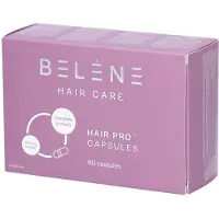 Belène Hair Pro | Sterk, Gezond & Glanzend Haar | Keratine - Cystine - Biotine 60 St Harde capsules