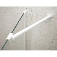 Gelco Vario Hoek steunstang 65cm, mat wit
