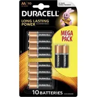 Duracell 10 Stuks - MEGA Pack LR6 / AA / R6 / MN 1500 1.5V Alkaline batterij