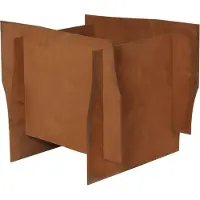 Ferm Living Lapel planter plantenbak Roest, 33x35x38 cm