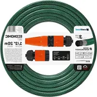 Markenlos Flexibele tuinslangset, UV-bestendig, groen, polyester