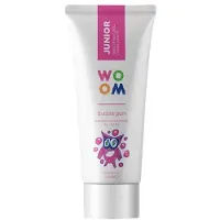 Woom Junior natuurlijke tandpasta voor kinderen vanaf 6 jaar Kauwgom 50ml