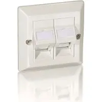 Equip 760301 universal faceplate (5 pcs), white, abs synthetics, polycarbonate, conventional