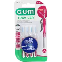 Gum Trav-Ler 1.4 mm roze - 4+1 Gratis
