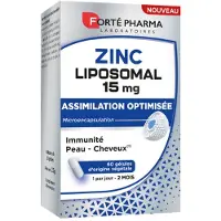 Forte pharma Liposomaal Zink 15 mg 60 Plantaardige Capsules