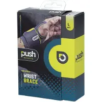 Push Sports Linkshandige Polsbrace Antraciet L