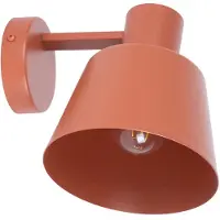Sigma Wandlamp Dunka, dimbaar, rood, Woon-/ Eetkamer, metaal, Modern, wandlamp