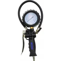 GEKO Bandenpomp - Luchtpomp - 1/4 duims - bandenspanningsmeter 450mm slang - GEKO