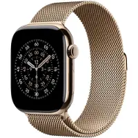 Apple Watch Strap - 46mm - Gold - Milanese Loop - S/M